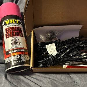 Pink truck bed lights + high automotive spray paint